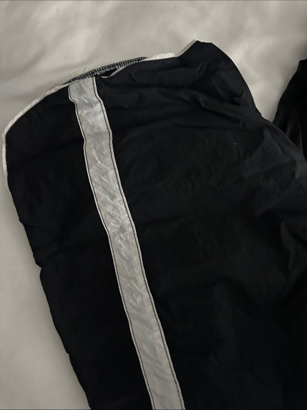 Free People Black Jogger Pants with White Stripe size Medium - Picture 7 of 11